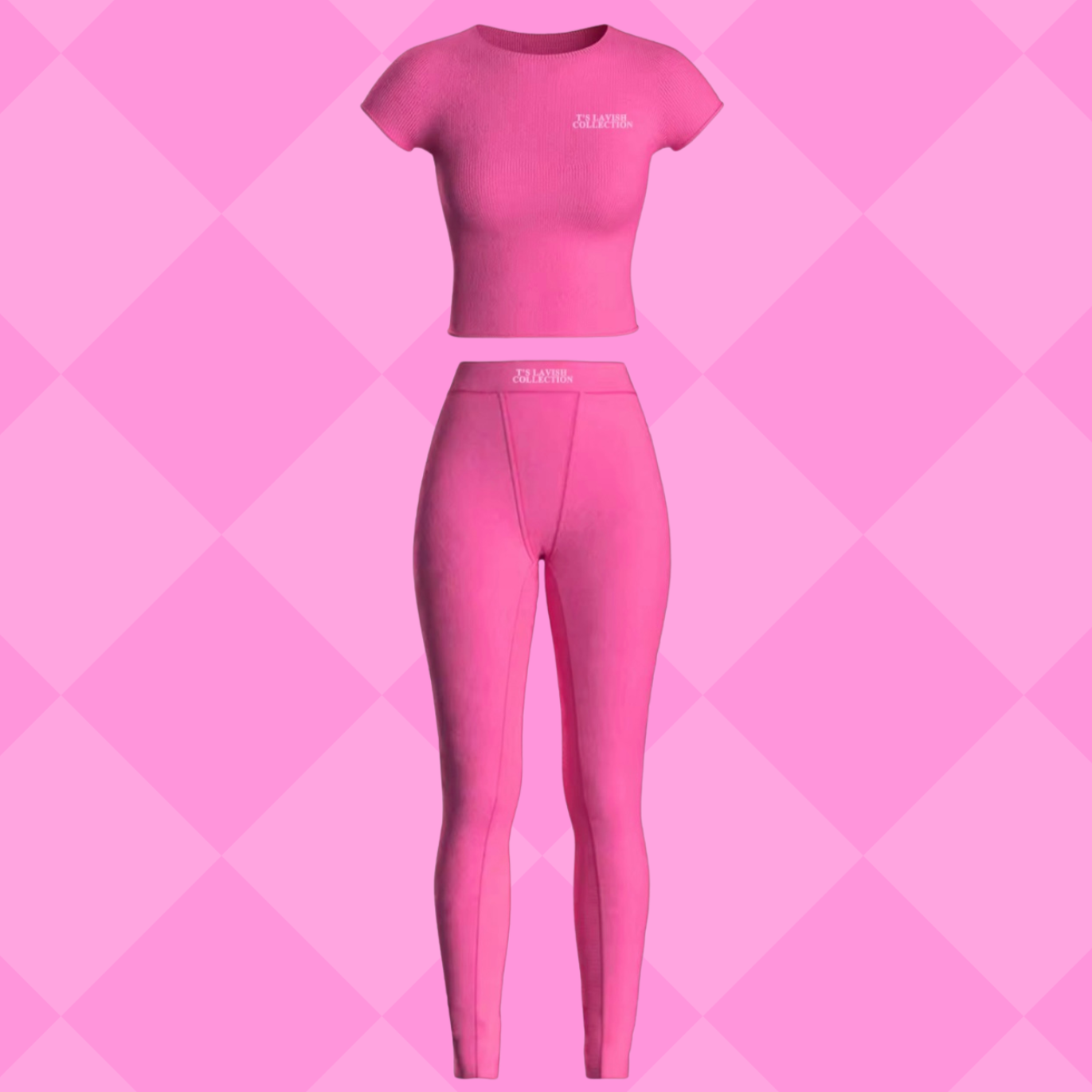 Short sleeve Tshirt Legging Breathable 2 Piece Comfy Loungewear Girl