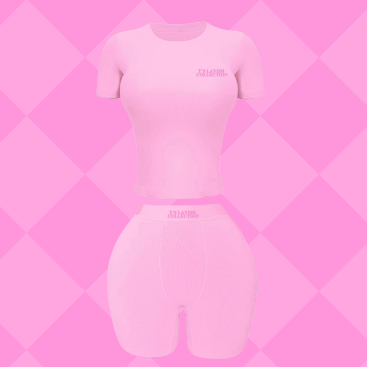 Short sleeve Tshirt short set Breathable 2 piece comfy