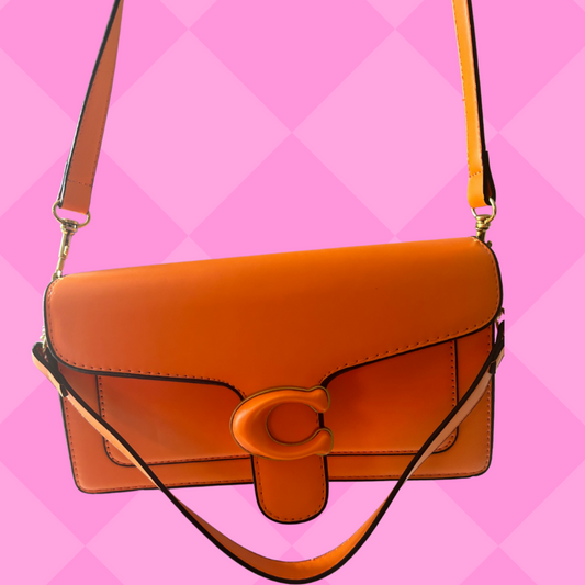 Orange Coach bag 🧡🫧